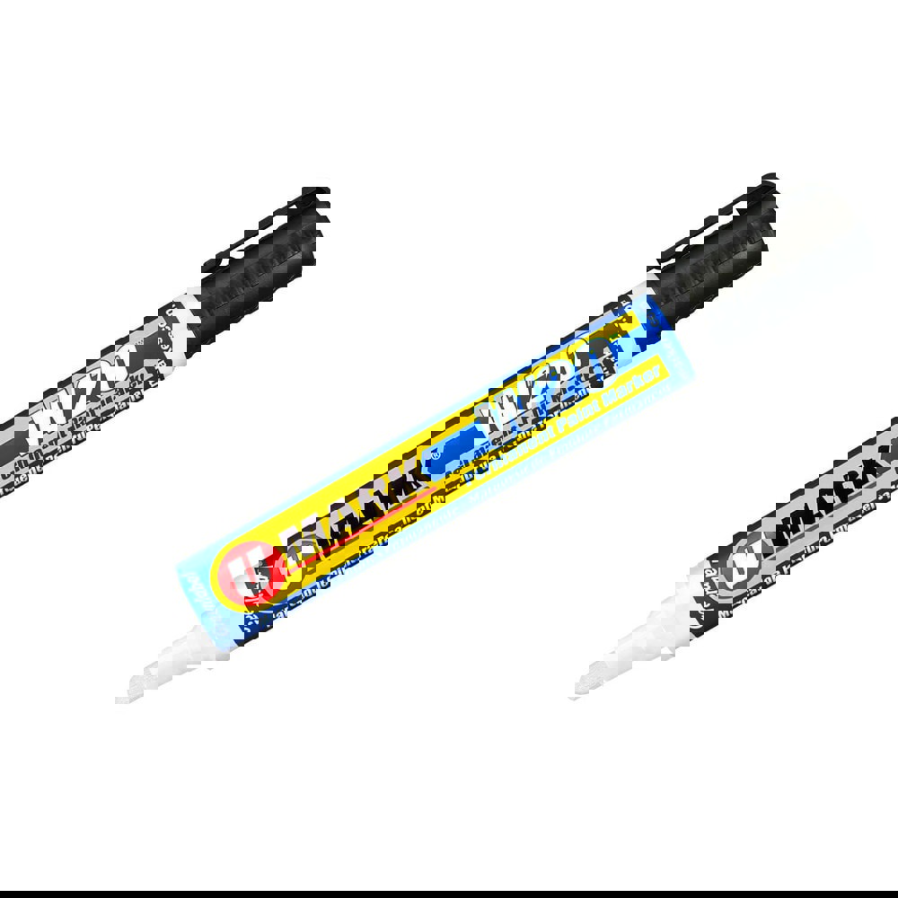 Markers & Paintsticks; Marker Type: Liquid Paint Marker; Tip Shape: Bullet; Chisel; Color: Black; Ink Type: Xylene-free; Water Base; Fade Resistant; Water Resistant; Tip Type: Reversible; Bullet; Chisel; For Use On: Wood; Glass; Cardboard; Plastic; Metal;